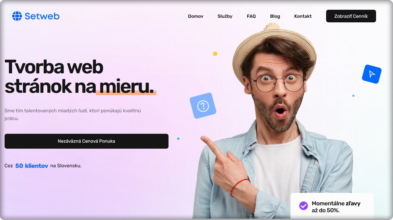 Tvorba web stránok na mieru